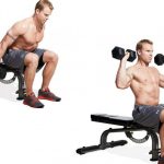 بالا آوردن دمبل نشسته Seated Dumbbell Clean