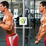 حرکت پشت بازو سیم کش Triceps Pushdown